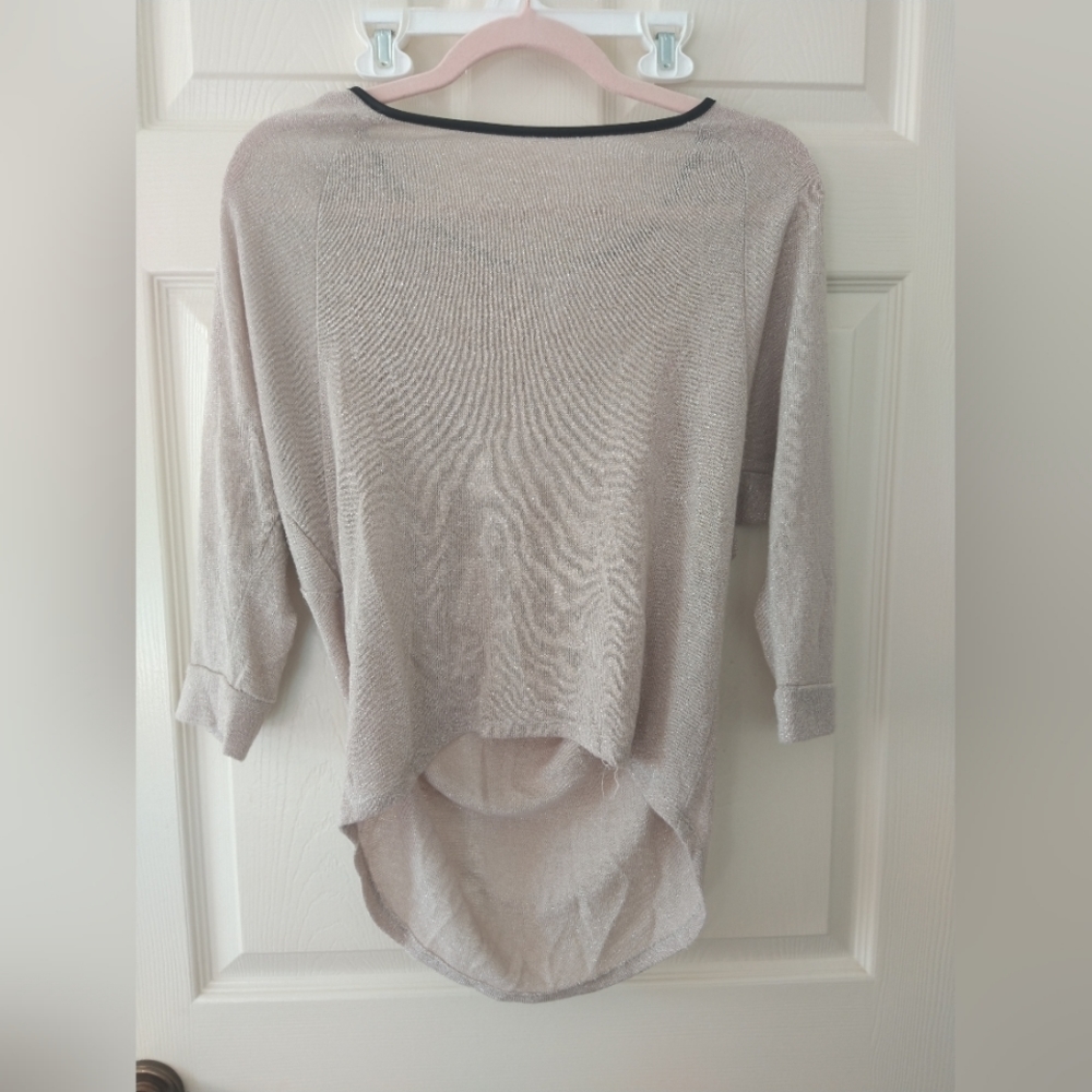 Gold Asymmetrical Party Shirt